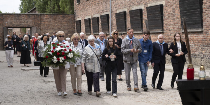 Uroczystości upamiętniające pierwszego transportu więźniów do Auschwitz