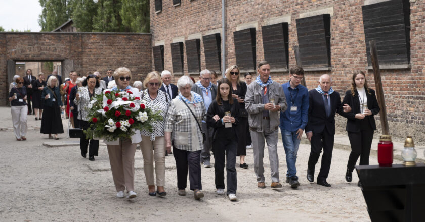 Uroczystości upamiętniające pierwszego transportu więźniów do Auschwitz
