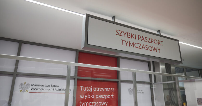 Punkt Wydawania Paszportów Tymczasowych na Lotnisku Kraków Airport