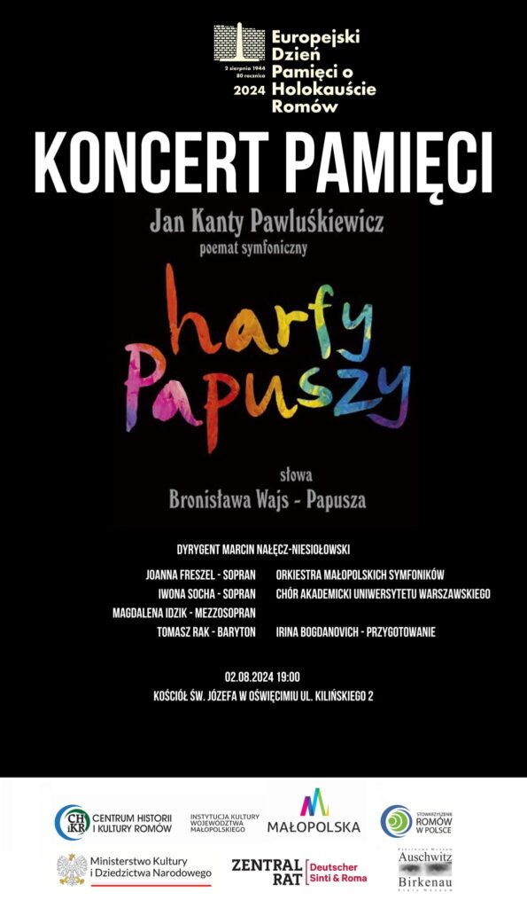 Koncert "Harfy Papuszy" skomponowane przez Jana Kantego Pawluśkiewicza