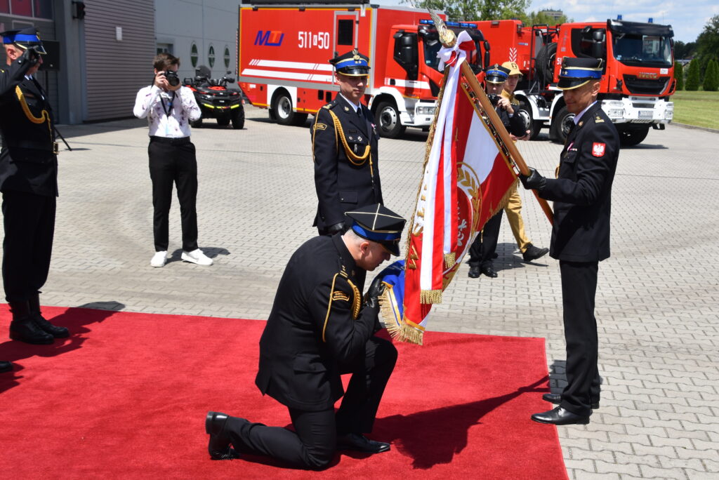 Brygadier Ryszard Dudek komendant PSP Oświęcim