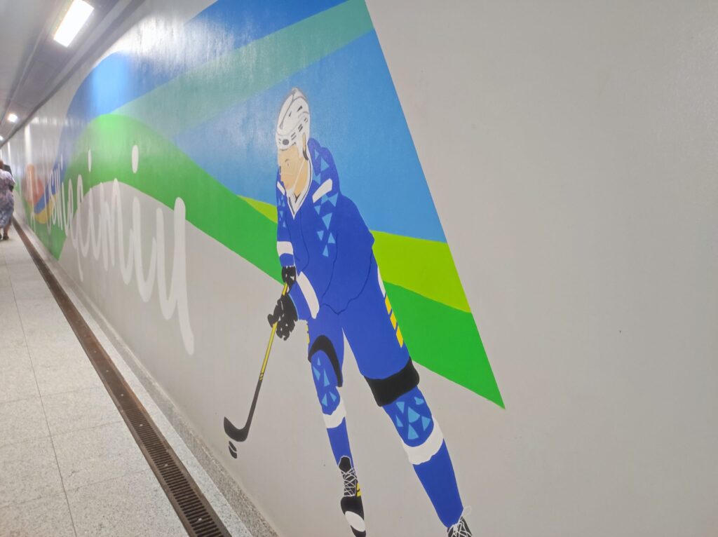 Mural upamiętnia sukces hokeistów Re-Plast Unia Oświęcim