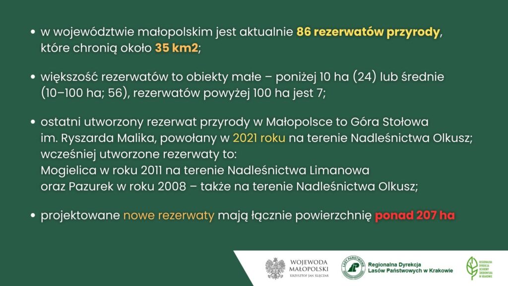 Nowe rezerwaty przyrody w Małopolsce: Cisy w Wyskitnej, Góra Chełm, Kozie Żebro i Markowiec-Gródek