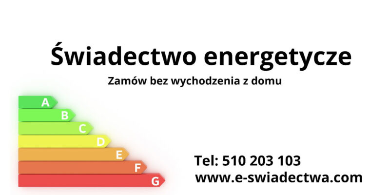 Świadectwo Charakterystyki Energetycznej Gdzie Uzyskać