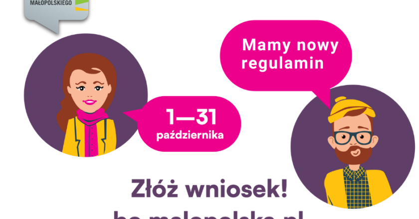 Zgłaszaj swoje pomysły do Budżetu Obywatelskiego Małopolski i miej wpływ na rozwój regionu!