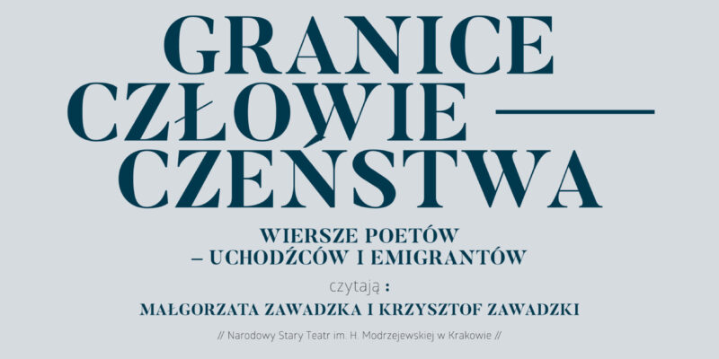 Poetyckie spotkanie w MDSM: "Granice człowieczeństwa" – Krakowski Salon Poezji