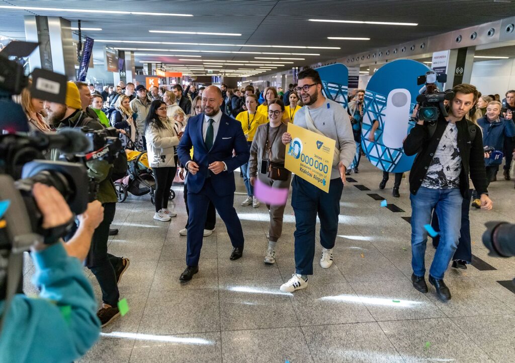 Kraków Airport obsłużył 10-milionowego pasażera