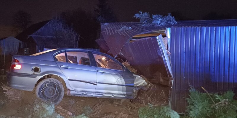 Polanka Wielka: 30-letni obywatel Ukrainy spowodował kolizję po alkoholu