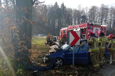 Jawiszowice: Wypadek Drogowy na Ulicy Bielskiej