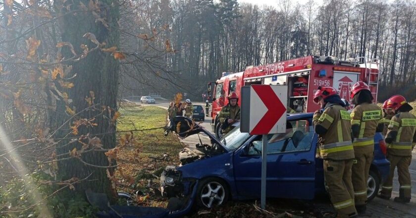 Jawiszowice: Wypadek Drogowy na Ulicy Bielskiej