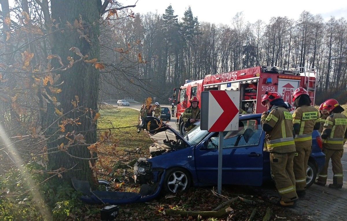 Jawiszowice: Wypadek drogowy na ulicy Bielskiej