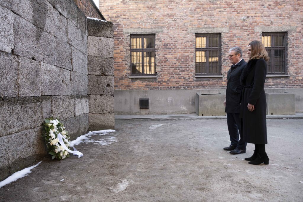 Keir Starmer odwiedził Auschwitz