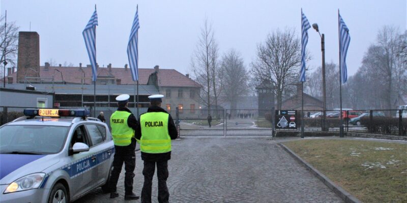 Auschwitz rocznica wyzwolenia obchody utrudnienia Oświęcim Brzezinka