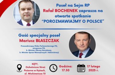 Rozmowy o Polsce. Mariusz Błaszczak i Rafał Bochenek w Kętach