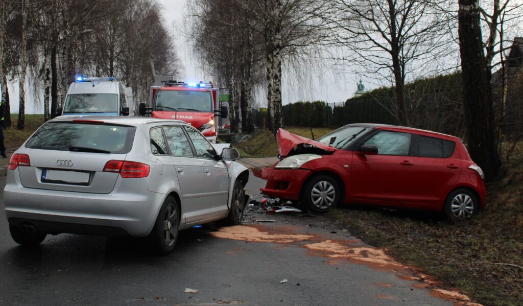 Groźne zderzenie Audi z Suzuki