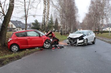 Groźne zderzenie Audi z Suzuki